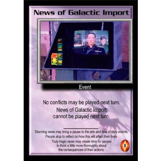 News of Galactic Import