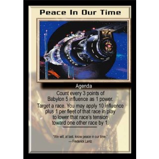 Peace In Our Time