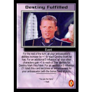 Destiny Fulfilled