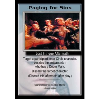 Paying for Sins