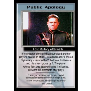 Public Apology