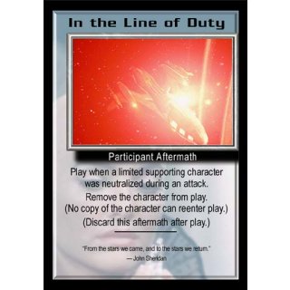 In the Line of Duty