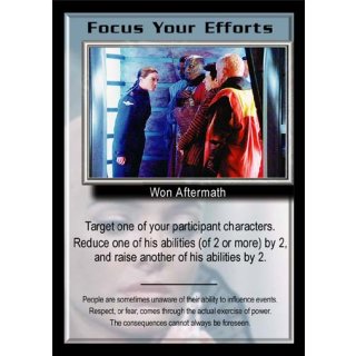 Focus Your Efforts