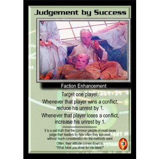 Judgement by Success