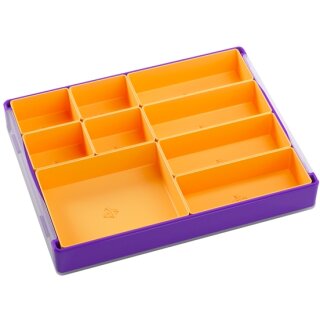 Lila/Orange